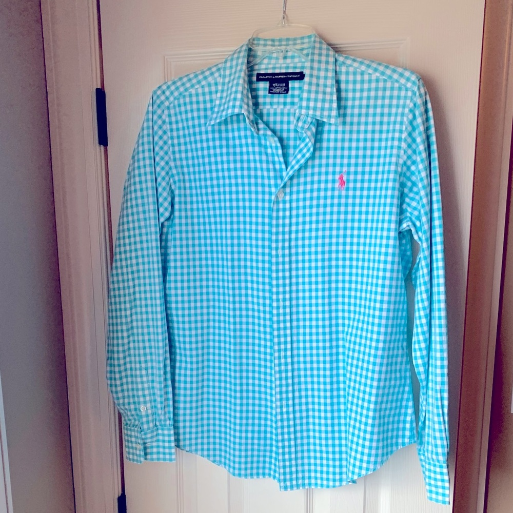 EUC Ralph Lauren Sport - Button up Polo - Size 14